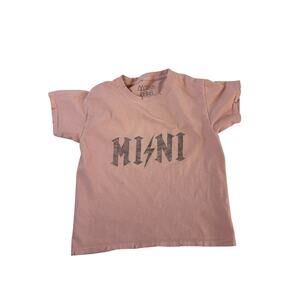 Modish Rebel Girls Tee XS Pink MINI Graphic Short Sleeve from Buckle